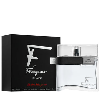 Salvatore Ferragamo F by Ferragamo Pour Homme Black Eau De Toilette 100ml