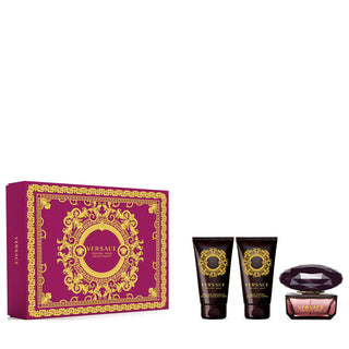 Versace Crystal Noir Eau De Toilette Gift Set 50ml