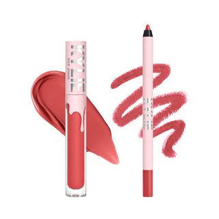 Kylie Cosmetics Matte Lip Kit Includes: 3ml Liquid Lipstick, 1.1g Lip Liner