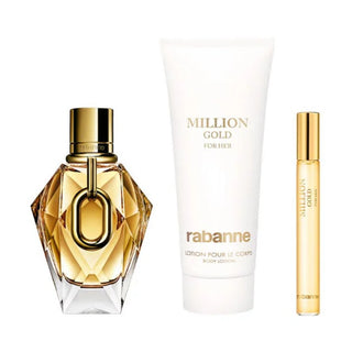 Rabanne Million Gold For Her Eau De Parfum Gift Set 90ml