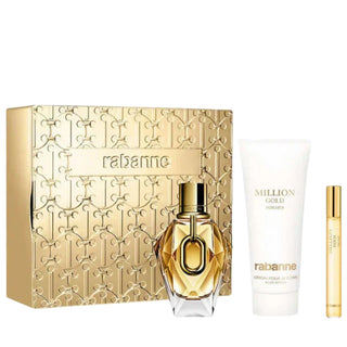 Rabanne Million Gold For Her Eau De Parfum Gift Set 90ml